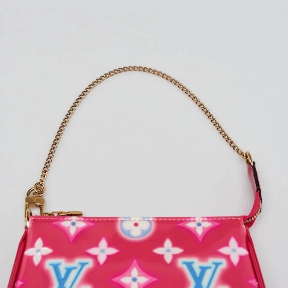 Louis Vuitton Fuchsia Neon Monogram Vernis Valentines Day Mini Accessories Po... - Picture 5 of 12